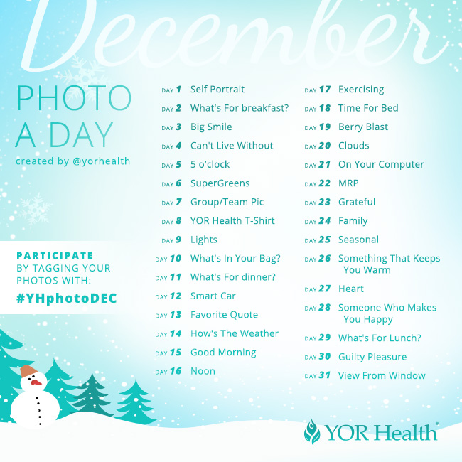 YOR Health Photo A Day December