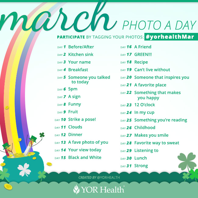 YOR Health Photo A Day March
