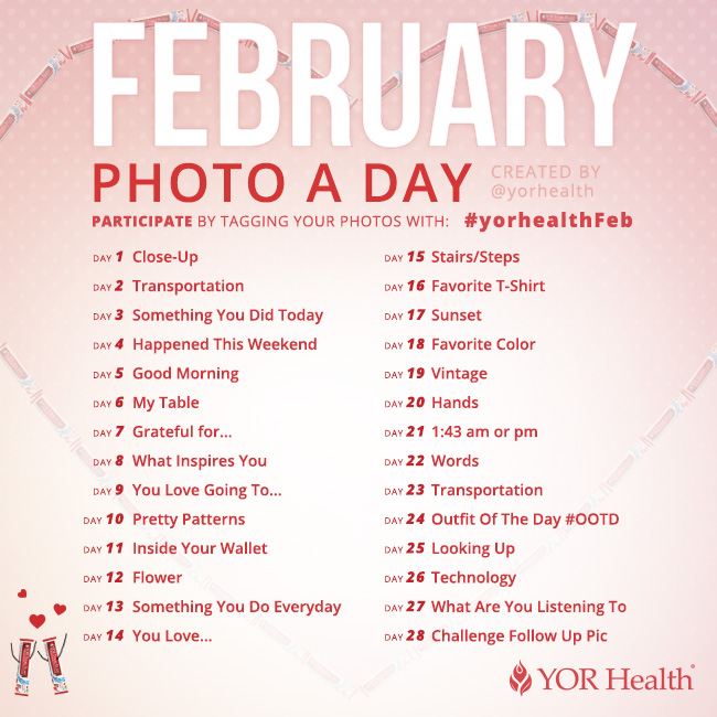 YOR Health Photo A Day February