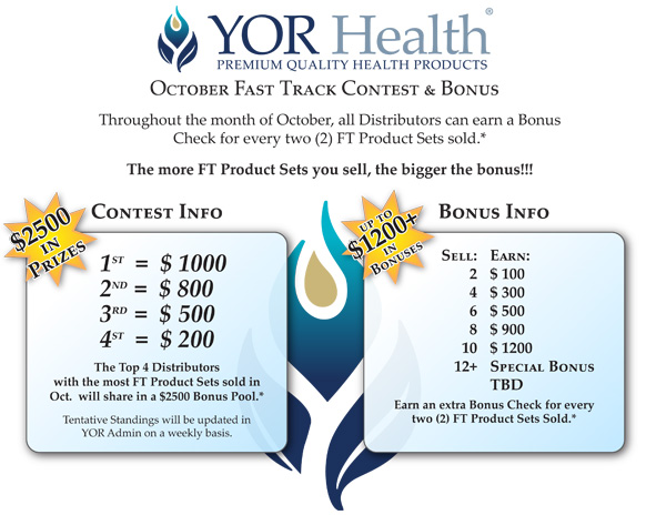 October Fast Track Contest